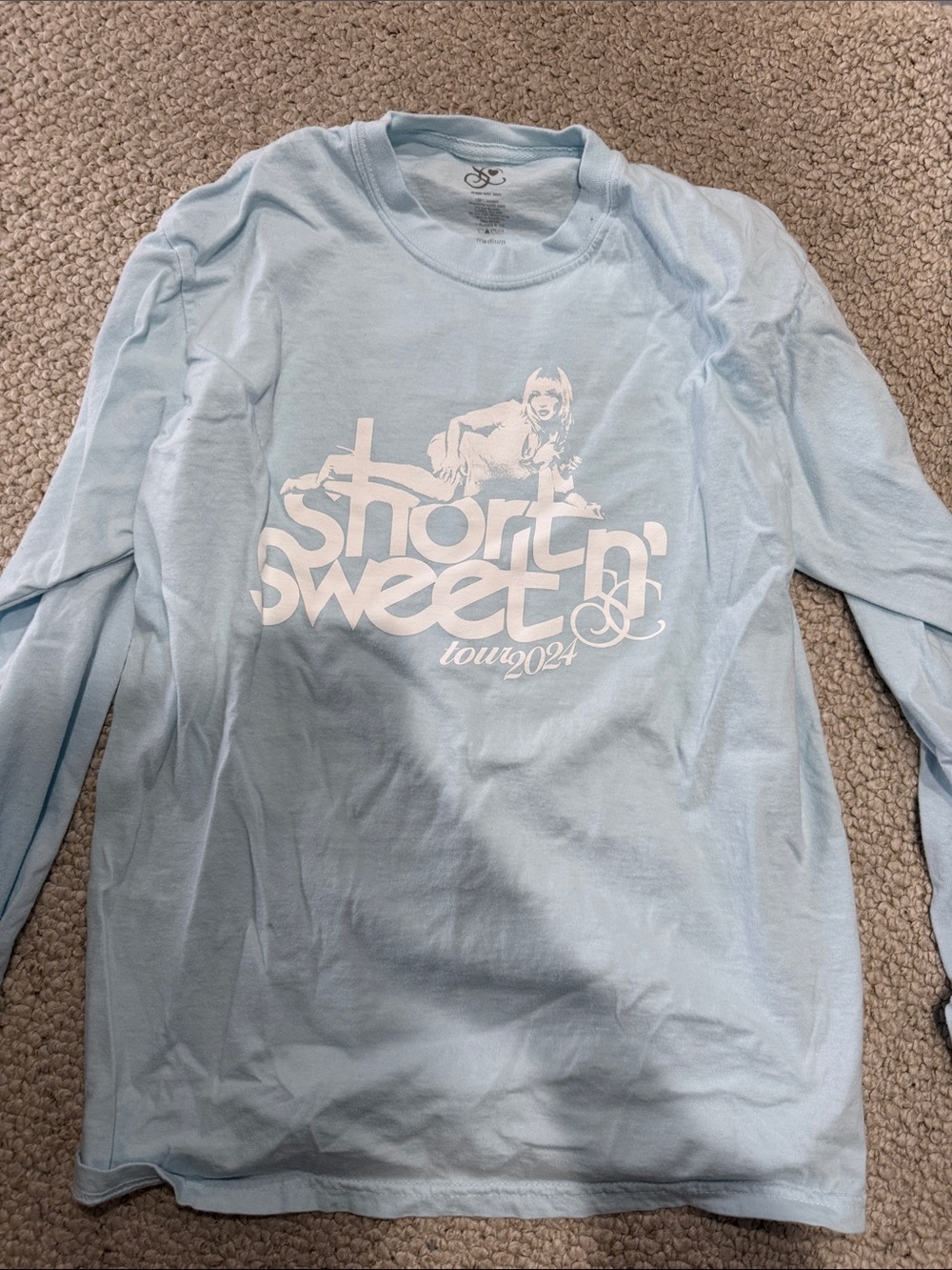 VIP exclusive "Short n' Sweet Tour 2024" Long Sleeve Tee Sabrina carpenter